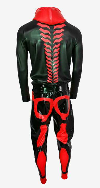 Tactical Game Suit schwarz rot(3)